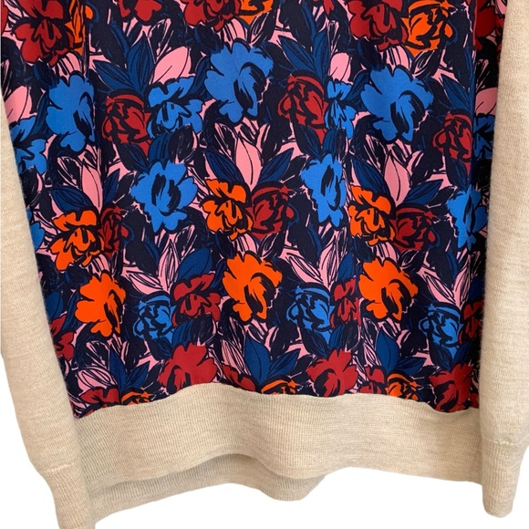 J. Crew Sheer Floral Blouse size Large - Picture 5 of 6